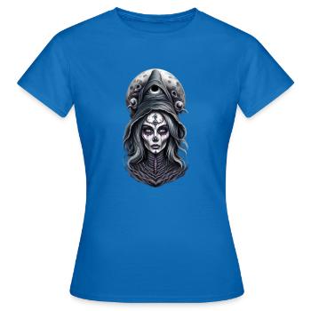 Wicca occulte - T-shirt Femme - bleu royal - Devant - AI Model Female 172 dark (172cm)