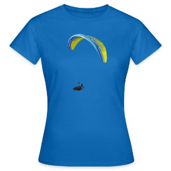 Paraglider pod - Frauen T-Shirt - Royalblau - Vorne - AI Model Female 172 dark (172cm)