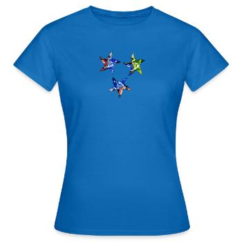 Étoile de mer - T-shirt Femme - bleu royal - Devant - AI Model Female 172 dark (172cm)