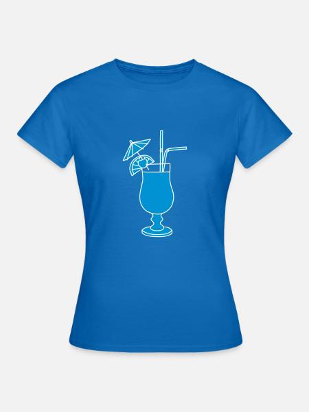 Cocktail 2 - Frauen T-Shirt - Royalblau