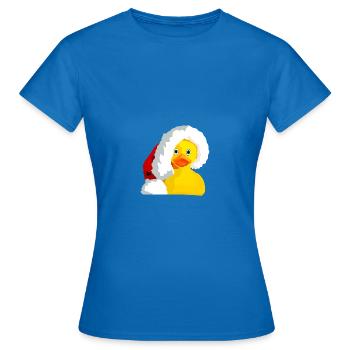 Canard de bain Noël - T-shirt Femme - bleu royal - Devant - AI Model Female 172 dark (172cm)