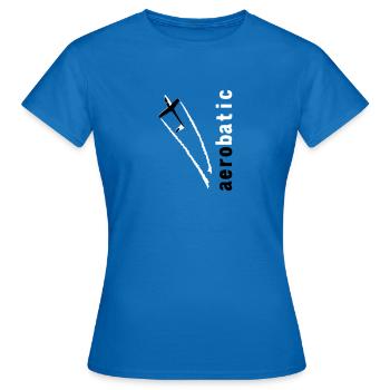 Segelflugzeug Segelfliegen Segelflieger Kunstflug - Frauen T-Shirt - Royalblau - Vorne - AI Model Female 172 dark (172cm)
