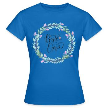 Beste Oma - Frauen T-Shirt - Royalblau - Vorne - AI Model Female 172 dark (172cm)