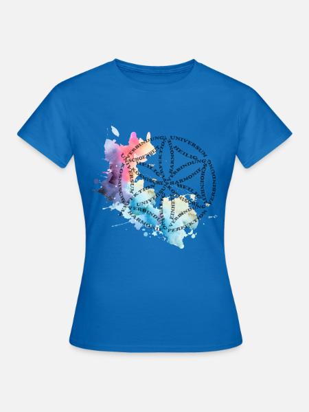 Blumen des Lebens leidiger Geometrie Geschenkidee - Frauen T-Shirt - Royalblau