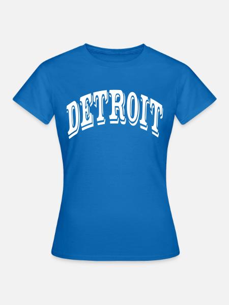 Detroit - Frauen T-Shirt - Royalblau