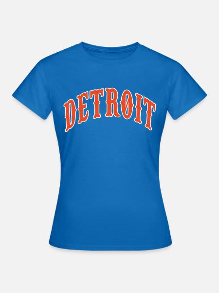 Detroit - Frauen T-Shirt - Royalblau