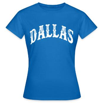 Dallas - T-shirt Femme - bleu royal - Devant - AI Model Female 172 dark (172cm)