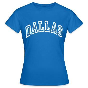 Dallas - T-shirt Femme - bleu royal - Devant - AI Model Female 172 dark (172cm)
