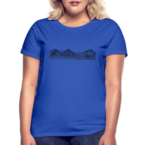 Eiger Mönch Jungfrau Panorama - Frauen T-Shirt