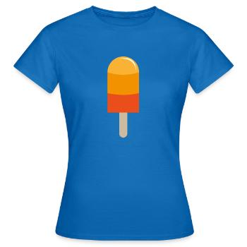 Eis am Stiel - Frauen T-Shirt - Royalblau - Vorne - AI Model Female 172 dark (172cm)