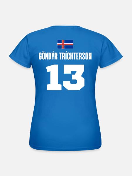 Island Sauf Trikot - Frauen T-Shirt - Royalblau