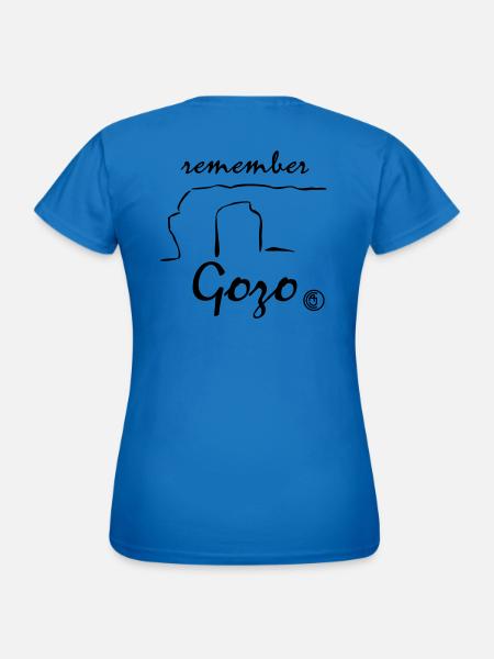 Gozo Remember - Frauen T-Shirt - Royalblau
