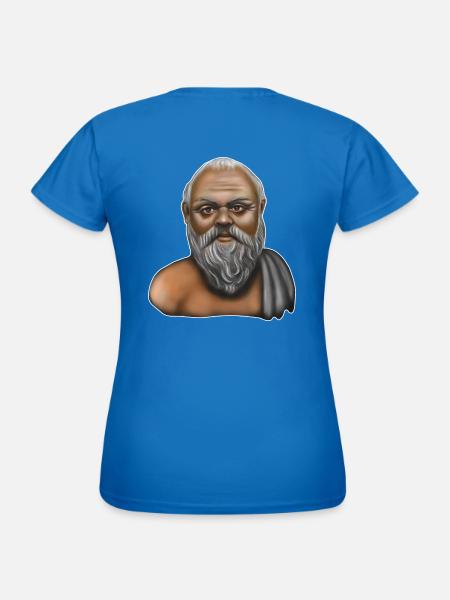 Sokrates Griechischer Philosoph - Dame-T-shirt - royalblå