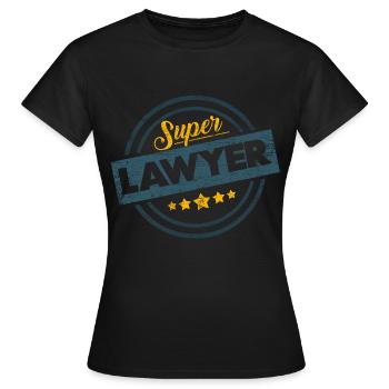 avocat - T-shirt Femme - noir - Devant - AI Model Female 172 dark (172cm)