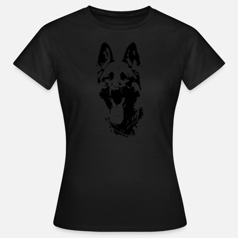 Dog German Shepherd - Women's T-Shirt - black
