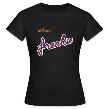 Welcome Frenkie de Jong to Barcelona from Ajax - Women's T-Shirt - black - Front - AI Model Female 172 dark (172cm)