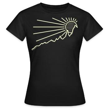 Ascension - Women's T-Shirt - black - Front - AI Model Female 172 dark (172cm)