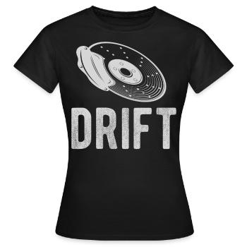 dérive - T-shirt Femme - noir - Devant - AI Model Female 172 dark (172cm)