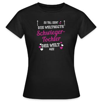So sieht die beste Schwiegertochter der Welt aus - Frauen T-Shirt - Schwarz - Vorne - AI Model Female 172 dark (172cm)