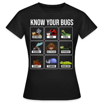 Got A New Error Progress Programmierer Coding - Frauen T-Shirt - Schwarz - Vorne - AI Model Female 172 dark (172cm)