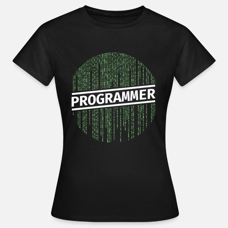 Programmer Programmierer Coding - Frauen T-Shirt - Schwarz