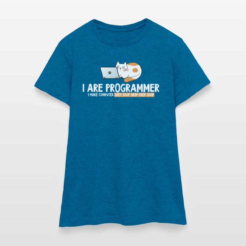 Ich programmierer Katzenprogrammierer Frauen T-Shirt