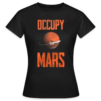 Mars - Frauen T-Shirt - Schwarz - Vorne - AI Model Female 172 dark (172cm)