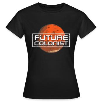 Mars - Frauen T-Shirt - Schwarz - Vorne - AI Model Female 172 dark (172cm)