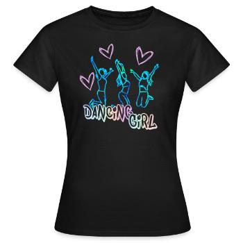 Danse moderne grand cadeau pour les danseuses - T-shirt Femme - noir - Devant - AI Model Female 172 dark (172cm)
