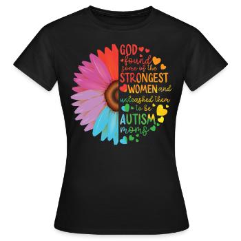 Autismus Bewusstsein - Frauen T-Shirt - Schwarz - Vorne - AI Model Female 172 dark (172cm)