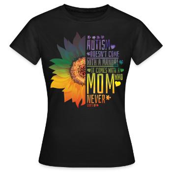 Autismus Bewusstsein - Frauen T-Shirt - Schwarz - Vorne - AI Model Female 172 dark (172cm)