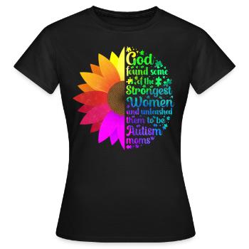 Autismus Bewusstsein - Frauen T-Shirt - Schwarz - Vorne - AI Model Female 172 dark (172cm)