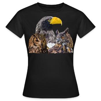 Raptors - Women's T-Shirt - black - Front - AI Model Female 172 dark (172cm)
