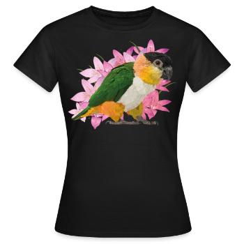 Caique - Women's T-Shirt - black - Front - AI Model Female 172 dark (172cm)
