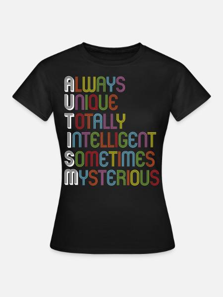 Autismus Bewusstsein - Frauen T-Shirt - Schwarz