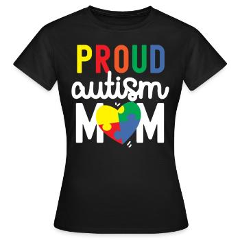 Autismus Bewusstsein - Frauen T-Shirt - Schwarz - Vorne - AI Model Female 172 dark (172cm)