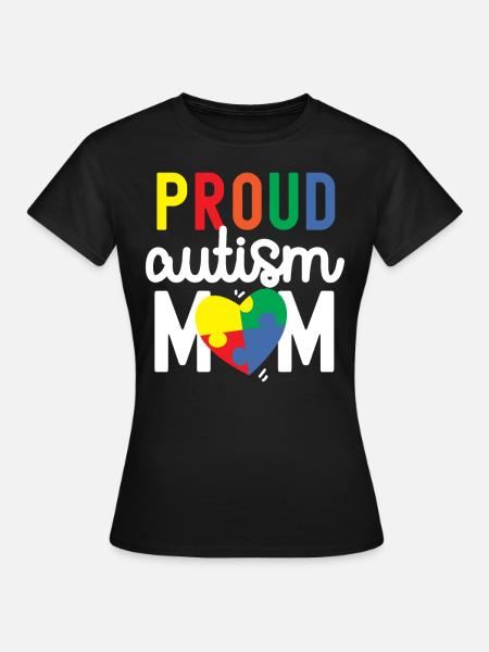 Autismus Bewusstsein - Frauen T-Shirt - Schwarz