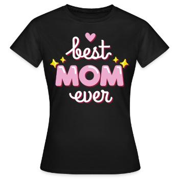 Fête des Mères cadeau meilleur maman cadeau de fête des mères - T-shirt Femme - noir - Devant - AI Model Female 172 dark (172cm)
