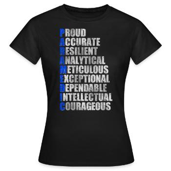 EMT ambulanciers ambulanciers - T-shirt Femme - noir - Devant - AI Model Female 172 dark (172cm)