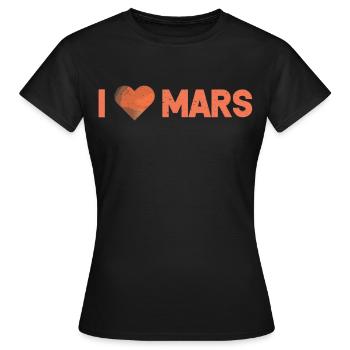 Mars - Frauen T-Shirt - Schwarz - Vorne - AI Model Female 172 dark (172cm)