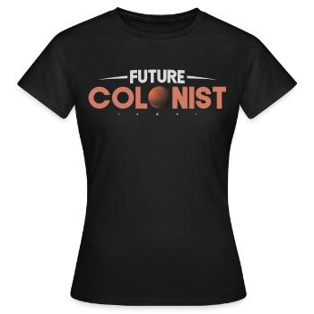 Mars - Frauen T-Shirt - Schwarz - Vorne - AI Model Female 172 dark (172cm)