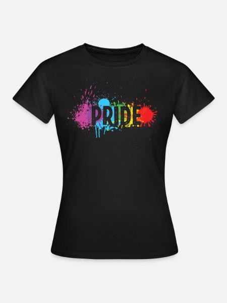 LGBT Rainbow Pride - Frauen T-Shirt - Schwarz