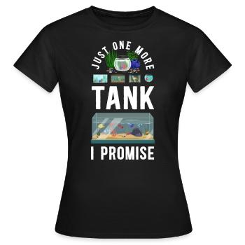 Aquarium d’eau salée juste un de plus - T-shirt Femme - noir - Devant - AI Model Female 172 dark (172cm)