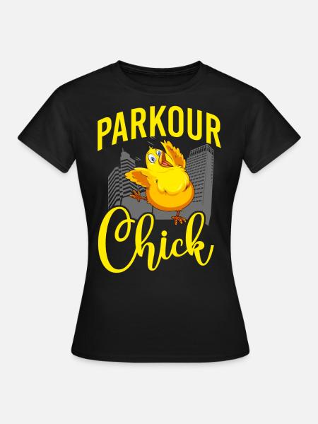Parkour Free Running Traceur - Frauen T-Shirt - Schwarz