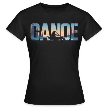 Canoë Canoë Canoë - T-shirt Femme - noir - Devant - AI Model Female 172 dark (172cm)