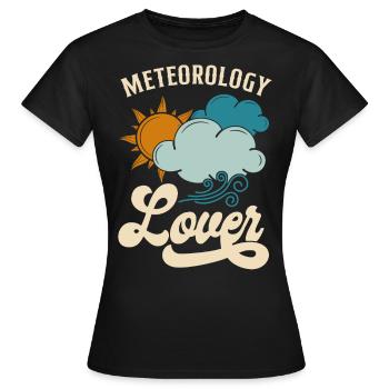 Meteorologist Weather Forecast - Women's T-Shirt - black - Front - AI Model Female 172 dark (172cm)