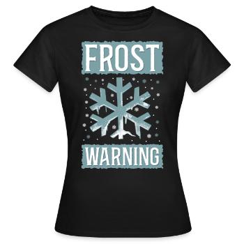 Météorologue Prévisions météorologiques - T-shirt Femme - noir - Devant - AI Model Female 172 dark (172cm)