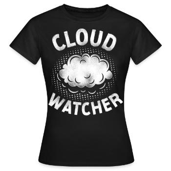 Météorologue Prévisions météorologiques - T-shirt Femme - noir - Devant - AI Model Female 172 dark (172cm)