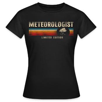 Meteorologist Weather Forecast - Women's T-Shirt - black - Front - AI Model Female 172 dark (172cm)