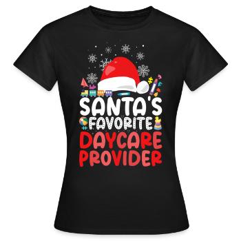 Childcare Daycare Provider Teacher - Women's T-Shirt - black - Front - AI Model Female 172 dark (172cm)